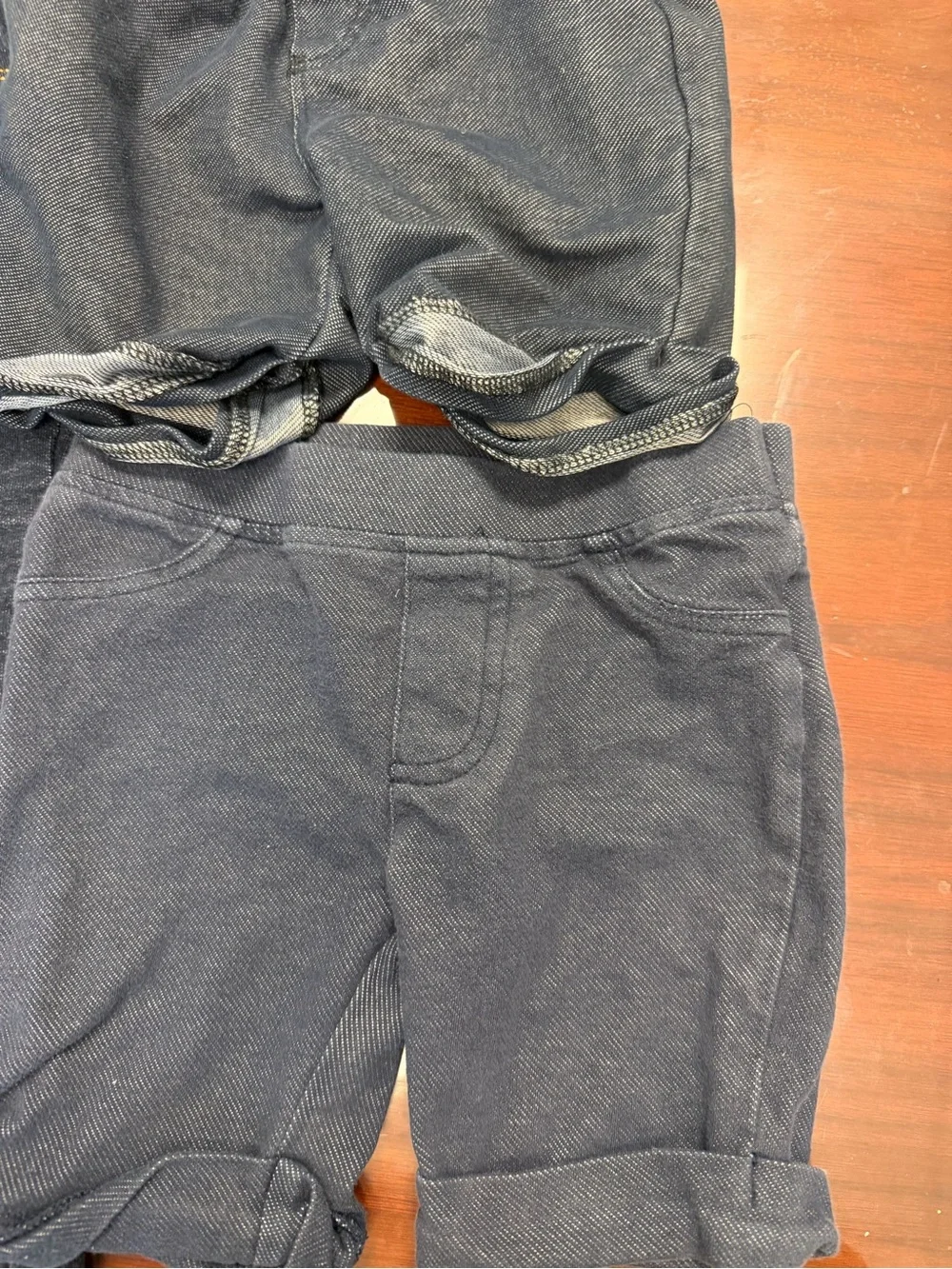 Carter's Navy Blue Baby/Toddler Shorts & Pants Trio